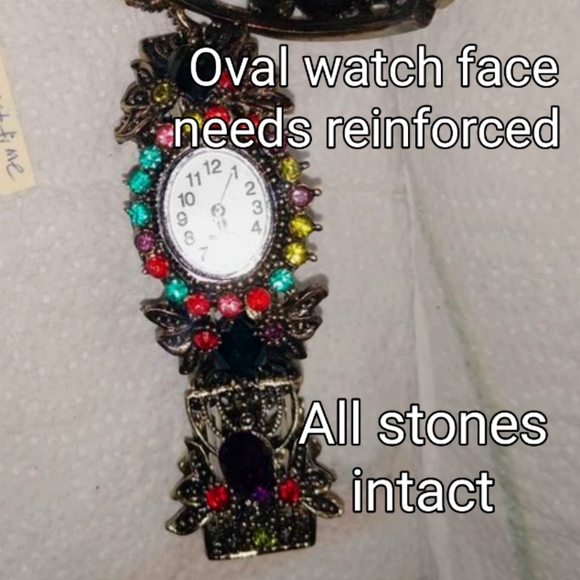Jeweled Watch Bracelets Lot for Repair - Picture 4 of 16
